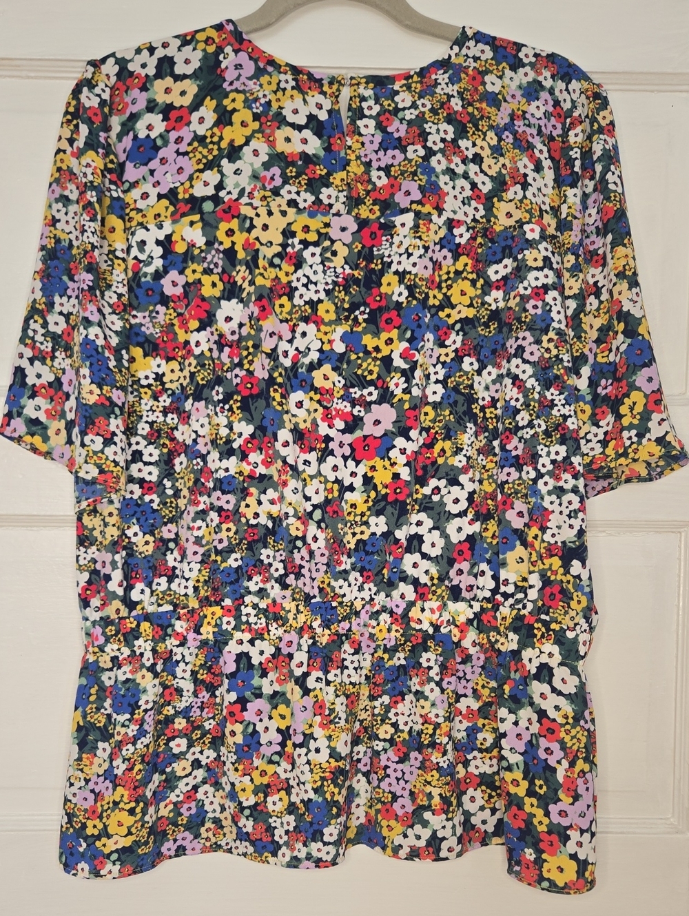 Ann Taylor Factory Floral Blouse Multicolor Large_137